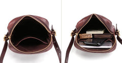 Cool Leather Mens Camera Bags Small Shoulder Bag Crossbody Bags For Men