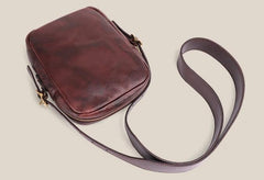 Cool Leather Mens Camera Bags Small Shoulder Bag Crossbody Bags For Men