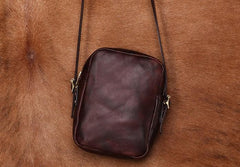 Cool Leather Mens Camera Bags Small Shoulder Bag Crossbody Bags For Men