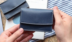Cool Leather Mens Card Wallet Front Pocket Wallets Small Card Holders for Men