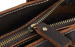 Cool Leather Mens Coffee Briefcase Handbag Messenger Bag Shoulder Bag for Men