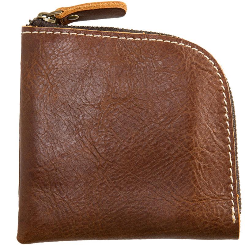 Cool Leather Mens Front Pocket Wallet Vintage Small Wallets for Men
