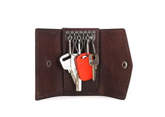 Cool Leather Mens Key Wallet Car Keys Holder Car Keys Case for Men