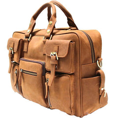 Cool Leather Mens Large Travel Bag Handbags Shoulder Bags Weekender Bag for men