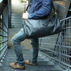 Cool Leather Mens Weekender Bags Travel Bag Shoulder Bags for Men