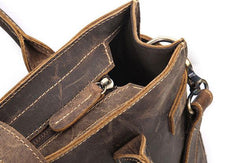 Cool Men Vintage Leather Handbag Tote Shoulder bag Briefcase Messenger Bag For Men