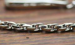 Cool Men's Handmade Stainless Steel Long Biker Wallet Chain Pants Chain Wallet Chain For Men
