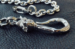 Cool Men's Stainless Steel Silver Pants Chain Biker Wallet Chain Key Chain Belt Chain For Men