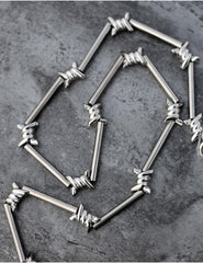 Cool Men's Rock Puck Long Stainless Steel Pants Chain Biker Wallet Chain For Men