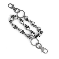 Cool Men's Skull Silver Jeans Chain Jean Chain Long Biker Wallet Chain Pants Chain For Men