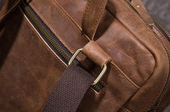 Cool Mens Leather Alligator Pattern Backpack Travel Backpacks Leather Hiking Backpack for Men