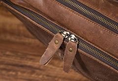 Cool Mens Leather Alligator Pattern Backpack Travel Backpacks Leather Hiking Backpack for Men