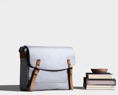 Cool Oxford Cloth Gray Men's Shoulder Bag Messenger Bag Side Bag For Men