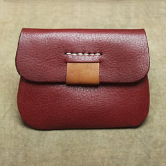 Handmade Small Slim Leather Men's Wallet Coin Holder Card Holder For Men