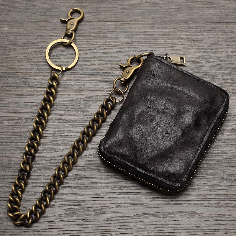ANTIDOTE BUYERS CLUB 「Engraved Narrow Wallet Chain (Short
