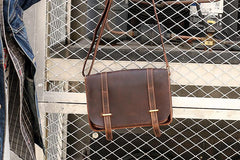 Cool Brown Leather Mens Casual 10