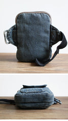 Blue Denim Cell Phone HOLSTER Arm Pouches for Men Arm Bags Arm HOLSTER For Men