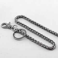 Cool Silver Axe Key Chain Long Wallet Chain BIker Wallet Chain Pants Chain For Men