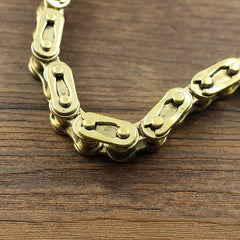 Badass Brass Gold Mens 18‘’ Bike Chain Pants Chain Wallet Chain Motorcycle Wallet Chain for Men