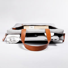 Fashion OXFORD CLOTH PVC Black Men's Women's Laptop Handbag Briefcase Business Briefcase For Men