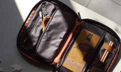 Fashion PVC Canvas Men's Waterproof Mobile Bag Storage Bag Clutch Bag For Men