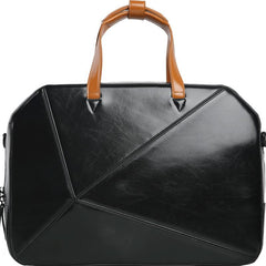Fashion PU Men's Black Business Briefcase Computer Brown Briefcase Handbag For Men