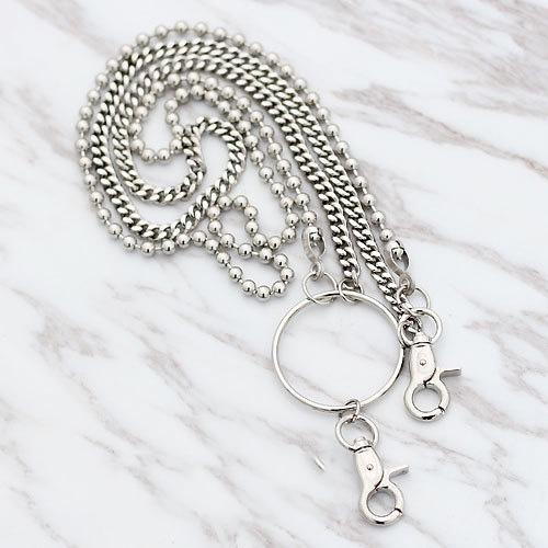 Fashion Men's Women's Silver Long Jean Pants Chain Biker Wallet Chains For Men