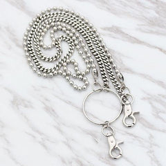 Fashion Men's Women's Self Defense Long Hip Hop Pants Chain Biker Wallet Chain For Men