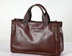 Genuine Leather Mens Cool Handbag Briefcase Messenger Bag Shoulder Bag Work Bag Laptop Bag for Men