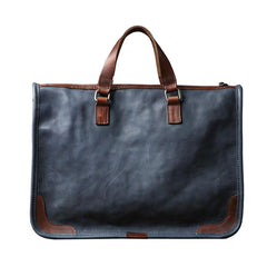 Genuine Leather Mens Cool Briefcase Work Bag Business Bag Laptop Bag for men