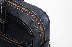 Genuine Leather Mens Cool Messenger Bag Large Briefcase Work Bag Business Bag Laptop Bag for men