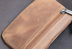 Genuine Leather Mens Wallet Cool Short Card Coin Holder Wallet Purse for Mens