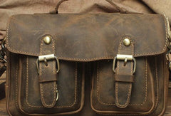 Genuine Leather Small Messenger Bag Camera Bag Camera Shoulder Bag For Men