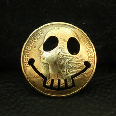 Gold Wallet Conchos France Coin Conchos Button Coin Conchos Screw Back Decorate Concho Gold France Coin Biker Wallet Concho Wallet Conchos