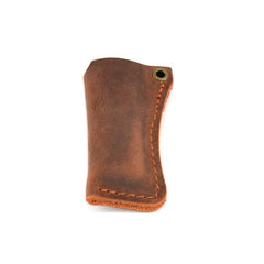 Handmade BIC Brown Leather Lighter Case Leather Cricket Lighter Holder Leather BIC Lighter Covers For Men