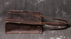 Handmade Brown LEATHER Mens/Womens Tote Messenger Tote Bag Tote HandBag Shoulder Bag For Men