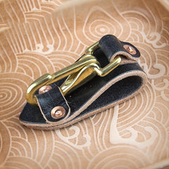 Handmade Leather Belt Loop for Keychain Key Holder Leather Belt Key Chain Clip