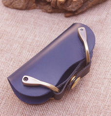 Handmade Leather Key Holder Leather Keychain Moto Key Chain Key Ring for Men