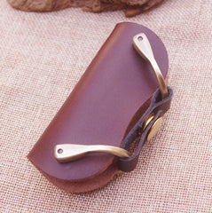 keychain leather holder​ Cool Keychains for Men Handmade Leather Keychain Keychain Leather Holder