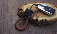 Leather Keychain Moto KeyChains Handmade Key Holders Leather Key Chains Key Ring for Men