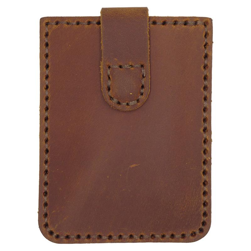 Leather Mens Card Holder Wallets Handmade Leather Card Holder Slim Card Wallet for Men