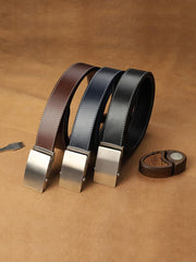 Handmade Mens Blue Leather Belts PERSONALIZED Handmade Blue Leather Belt for Men