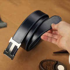 Handmade Mens Coffee Leather Leather Belts PERSONALIZED Leather Belt for Men