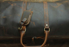 Leather Mens Weekender Bag Travel Bag Duffle Bag Vintage Overnight Bag