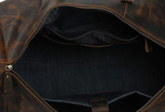 Leather Mens Weekender Bag Travel Bag Duffle Bag Vintage Overnight Bag