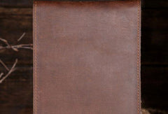 Cool Leather Mens Multi Card Long Wallet Zipper Long Card Wallet for Men