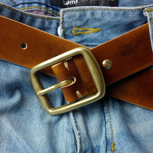 Handmade Leather Mens Belt Men Distress Leather Belt for Men