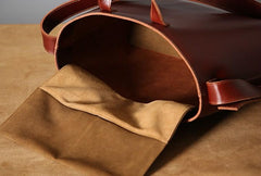 Handmade Leather Mens Vintage Cool Handbag Tote Shoulder Bag Work Bag Laptop Bag for Men