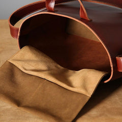 Handmade Leather Mens Vintage Cool Handbag Tote Shoulder Bag Work Bag Laptop Bag for Men