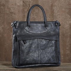 Handmade Leather Mens Cool Messenger Bag Handbag Work Bag Business Bag Shoulder Bag for men